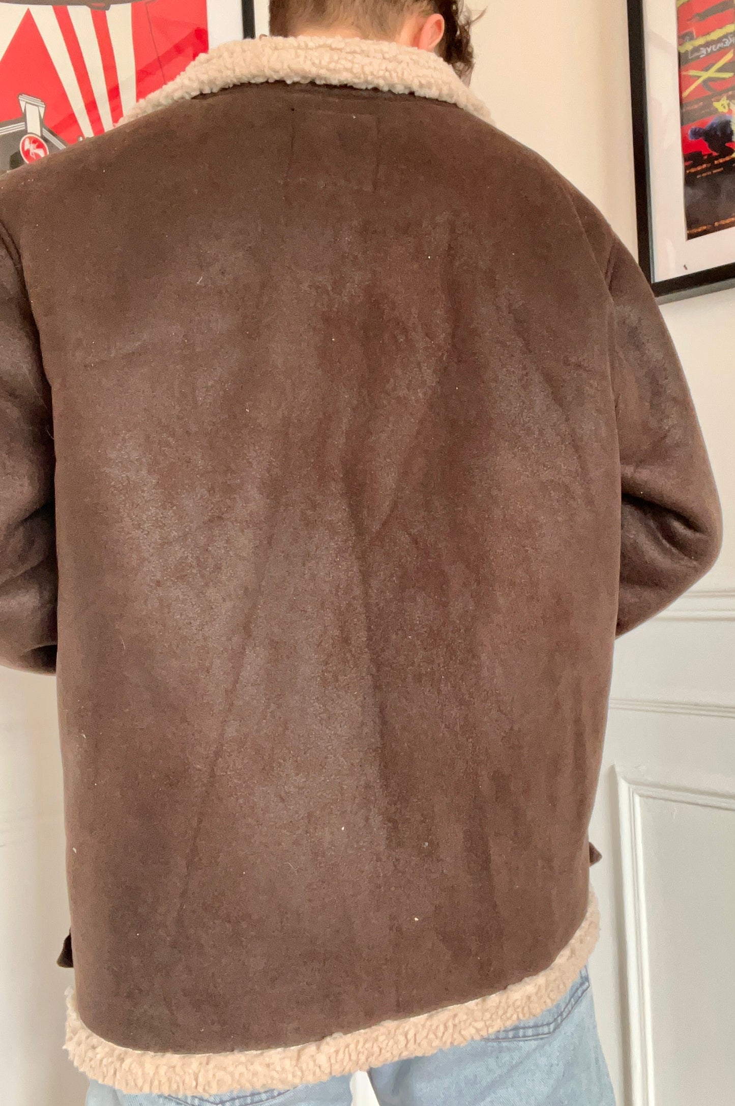 Chaqueta aviador vintage 80s oversize Talla M