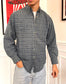 Camisa oversize vintage 80s cuadros Talla L