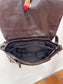Vintage 80s leather handbag