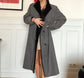 Abrigo largo Vintage 80s Talla L