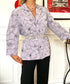 Blusa fantasia vintage anni '80 Taglia M