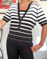 Vintage 80s striped top Size M