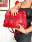 Sac à main rouge vintage 80s
