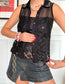 Top trasparente vintage anni '80 Taglia M