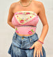 Sciarpa fantasia vintage anni '80 Taglia S/M
