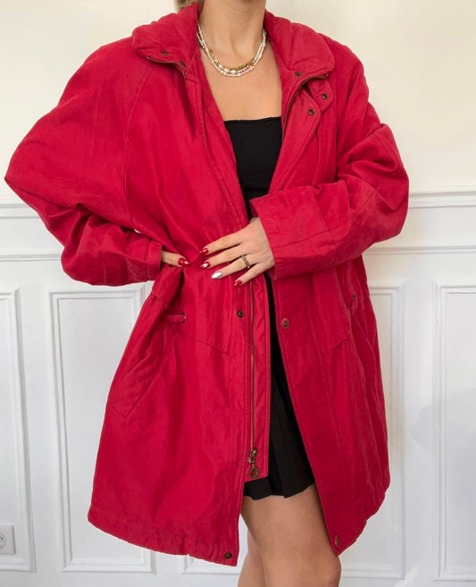 Chaqueta larga vintage 80s oversize Talla M/L