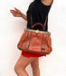 Sac à main en cuir original vintage 80s