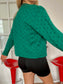 80s Vintage Patterned Cardigan Size M