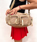 Borsa a mano in pelle vintage anni '80