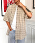 Camicia oversize a quadri vintage anni '80 Taglia XL