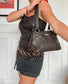 Bolso de cuero vintage de los años 80