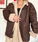 Vintage 80s oversized aviator jacket Size M