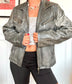 Chaqueta Vintage 80s oversize PVC Talla M