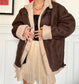 Vintage 80s oversized aviator jacket Size M