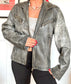 Chaqueta Vintage 80s oversize PVC Talla M