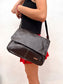 Vintage 80s leather handbag
