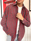 Chemise oversize à carreaux vintage 80s Taille L