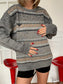 Jersey Vintage 80s oversize estampado Talla M