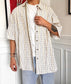 Chemise à carreaux oversize vintage 80s Taille L/XL