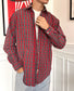 Chemise oversize à carreaux vintage 80s Taille L