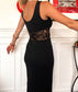 Abito con pizzo vintage anni '80 Taglia S