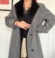 Abrigo largo Vintage 80s Talla L
