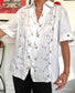 Blusa oversize con estampados vintage años 80 Talla M