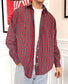 Chemise oversize à carreaux vintage 80s Taille L