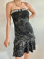 Vestido vintage 80s verano Talla S